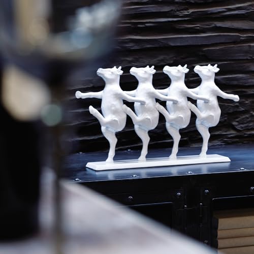 kare-design-deko-figur-dancing-cows-kuh-deko-wei-23x40x7-cm image 8