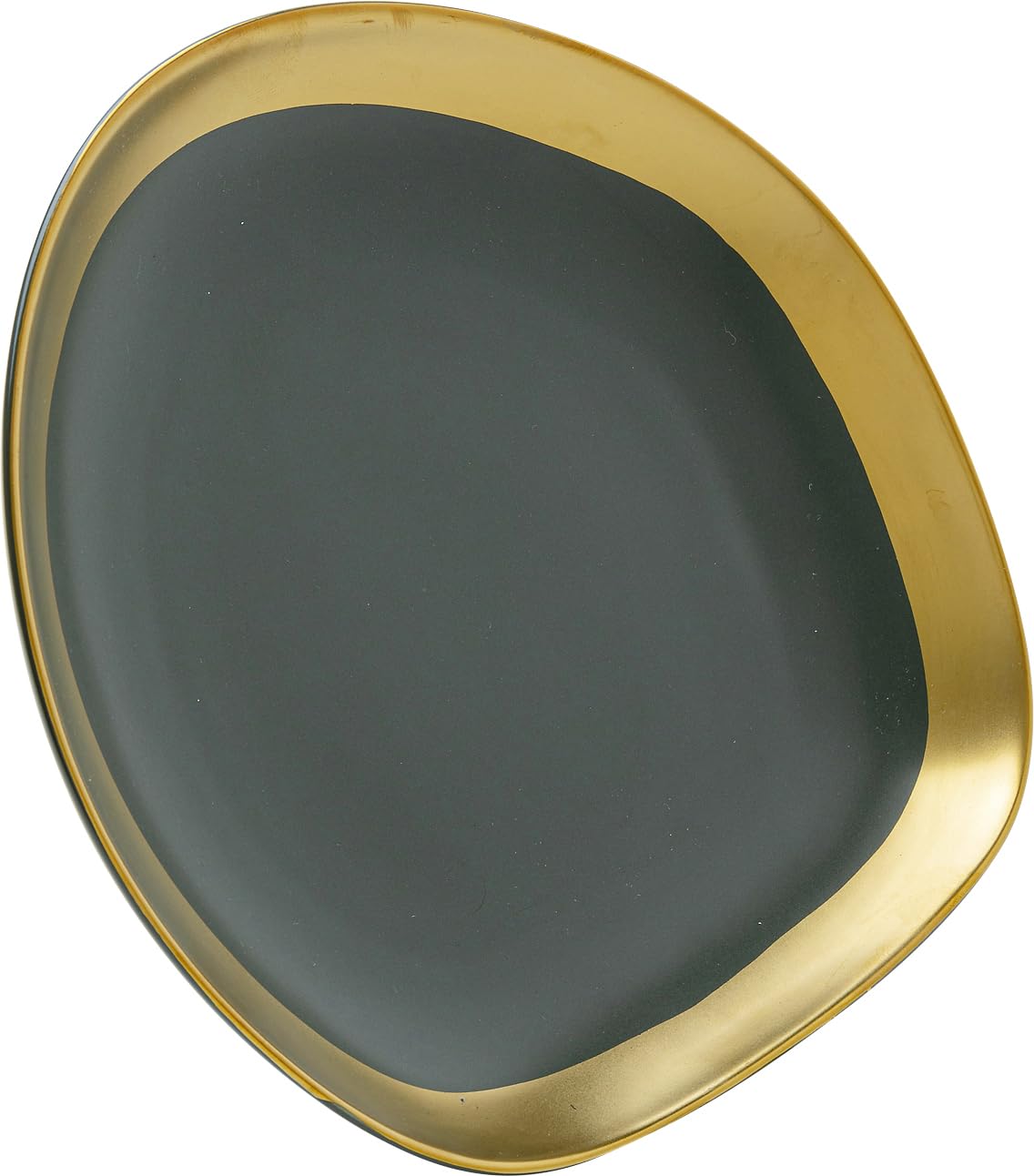 kare-design-dessertteller-vibrations-4-teilig-gr-n-gold-20-cm-steinzeug image 4
