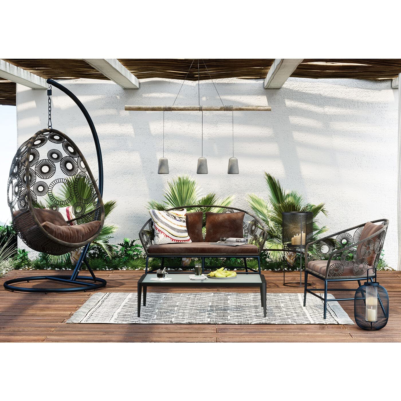 kare-design-sofa-ibiza-braun-lounge-sofa image 2