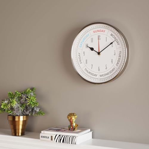 kare-design-barometer-wanduhr-silber-rund-30-cm image 7