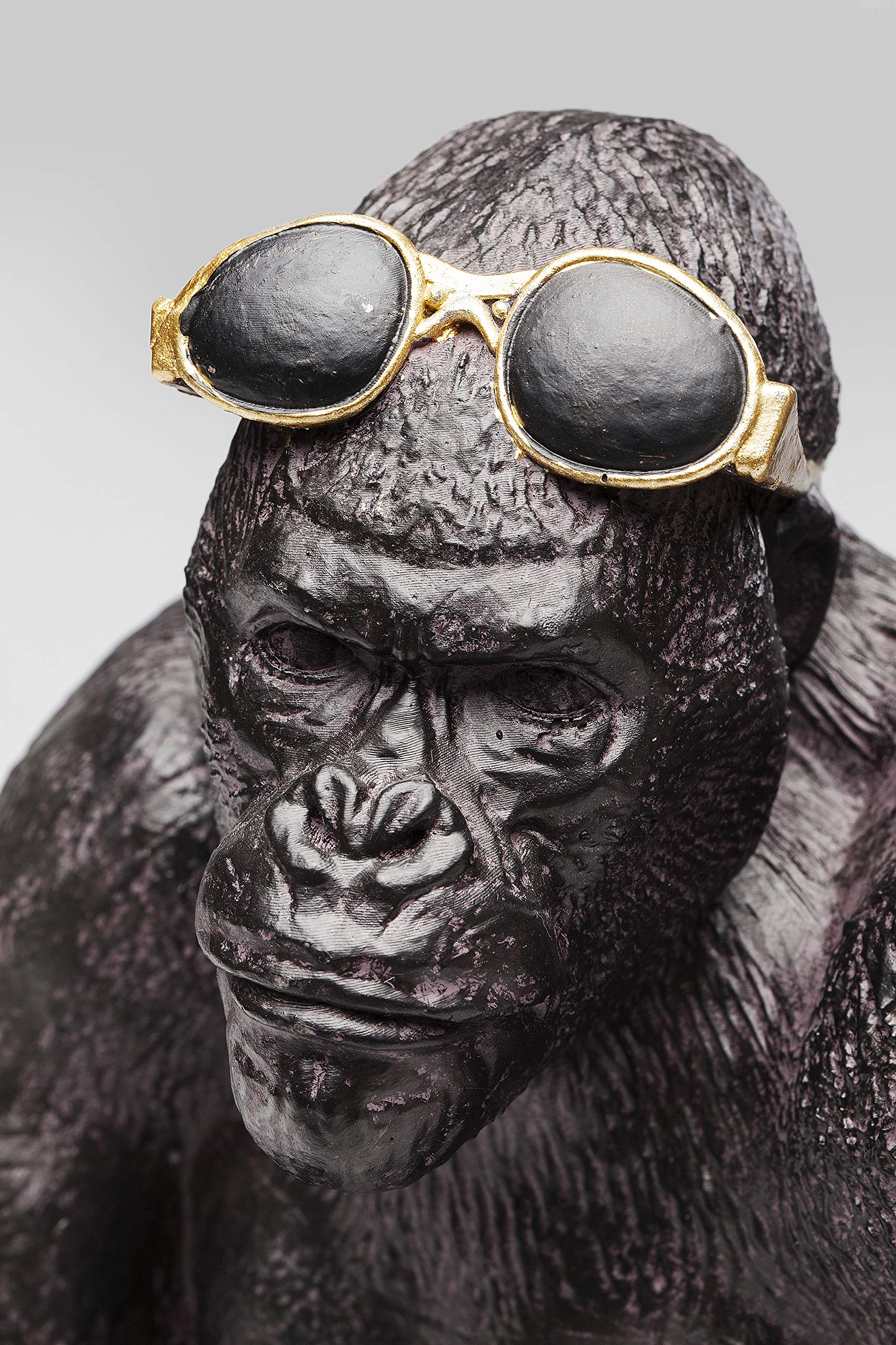 kare-design-monkey-beach-deko-figur-gorilla-schwarz-20-cm image 4