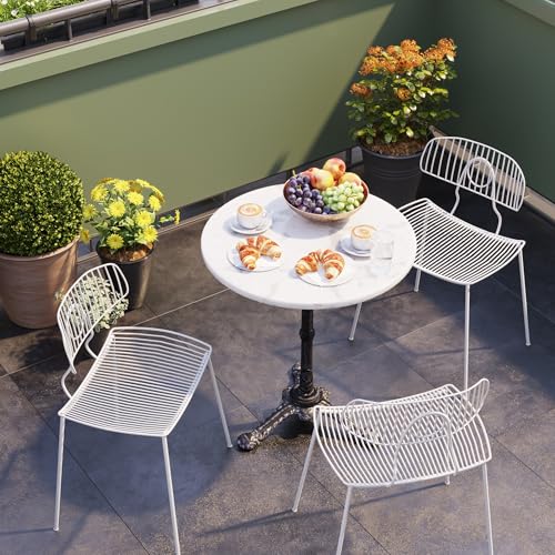kare-design-bistrotisch-kaffeehaus-wei-60-cm-runder-marmor-tisch-indoor-outdoor image 7