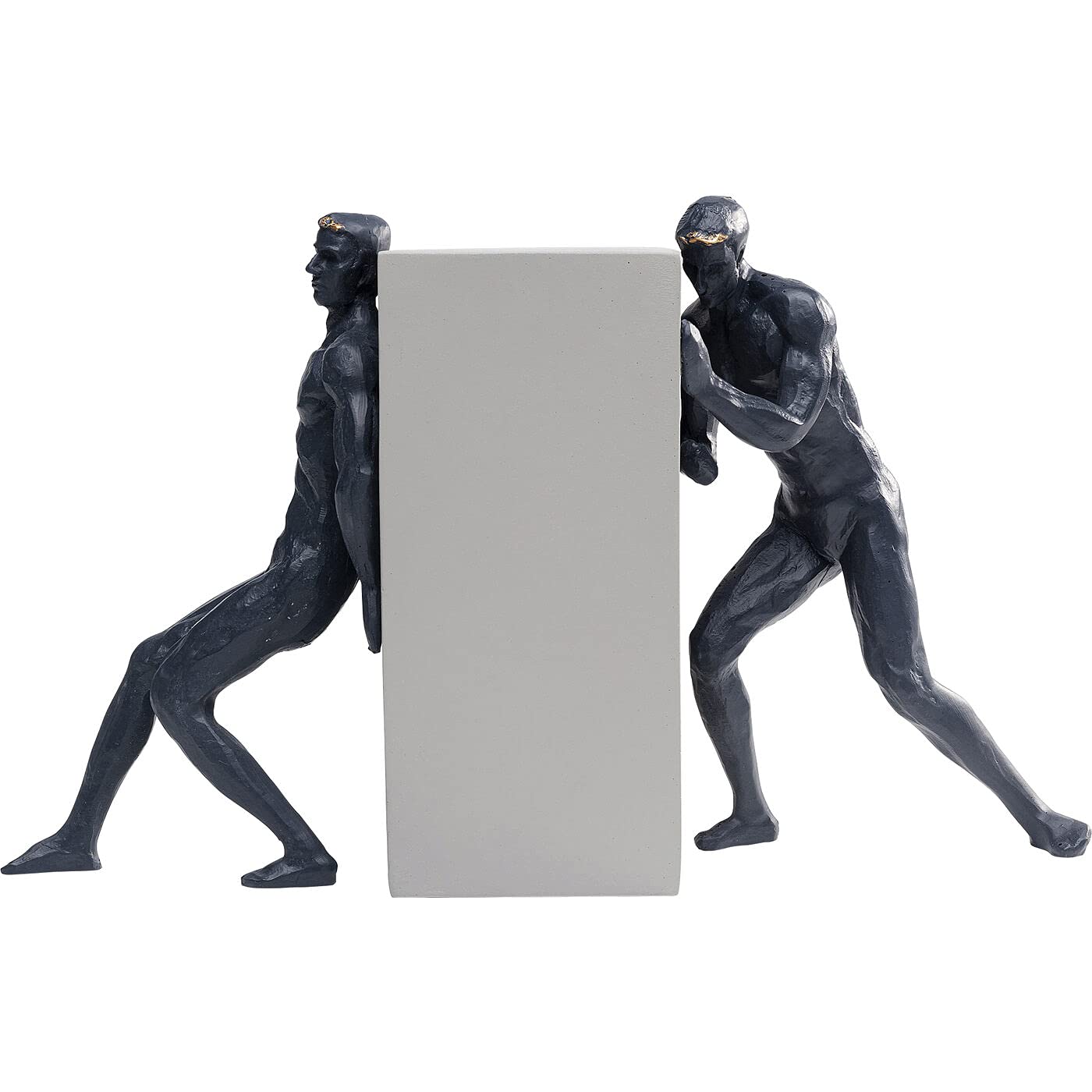 kare-design-objekt-athletic-33-cm-schwarz-wei-e-deko-skulptur-33x27x22-cm image 6
