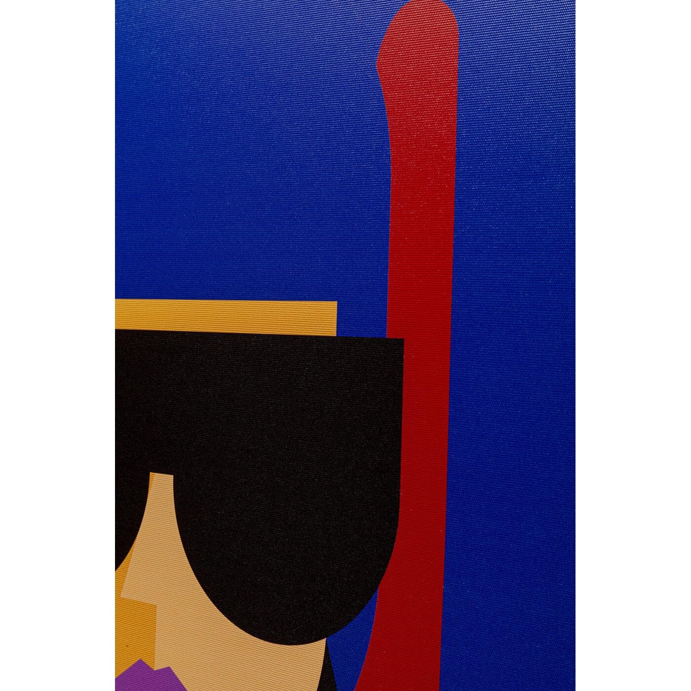 kare-design-party-girl-wandbild-gerahmt-90x60-cm-rot-blau-pop-art image 2