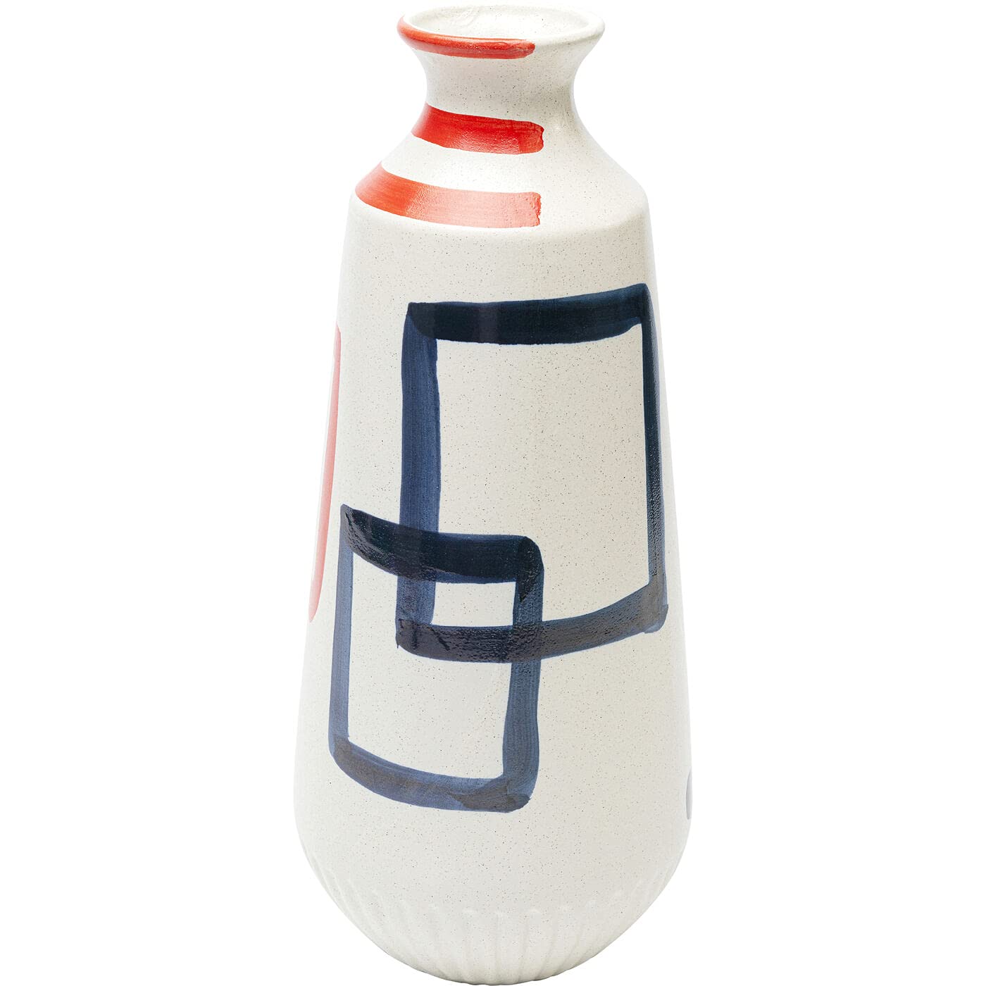 kare-design-vase-art-face-colore-rot-blau-38-cm-keramikvase-gesichtsmotiv image 5