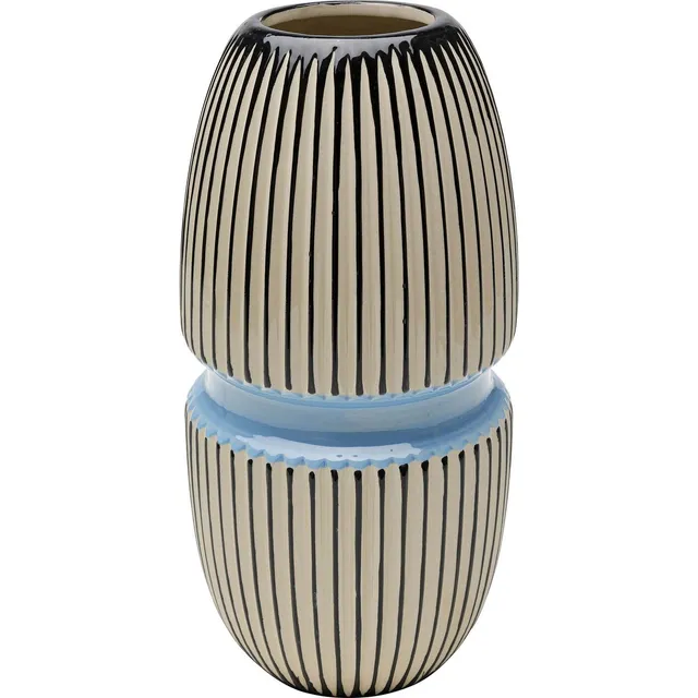 kare-design-vase-calabria-blau-porzellan-handgearbeitet-31-cm image 1