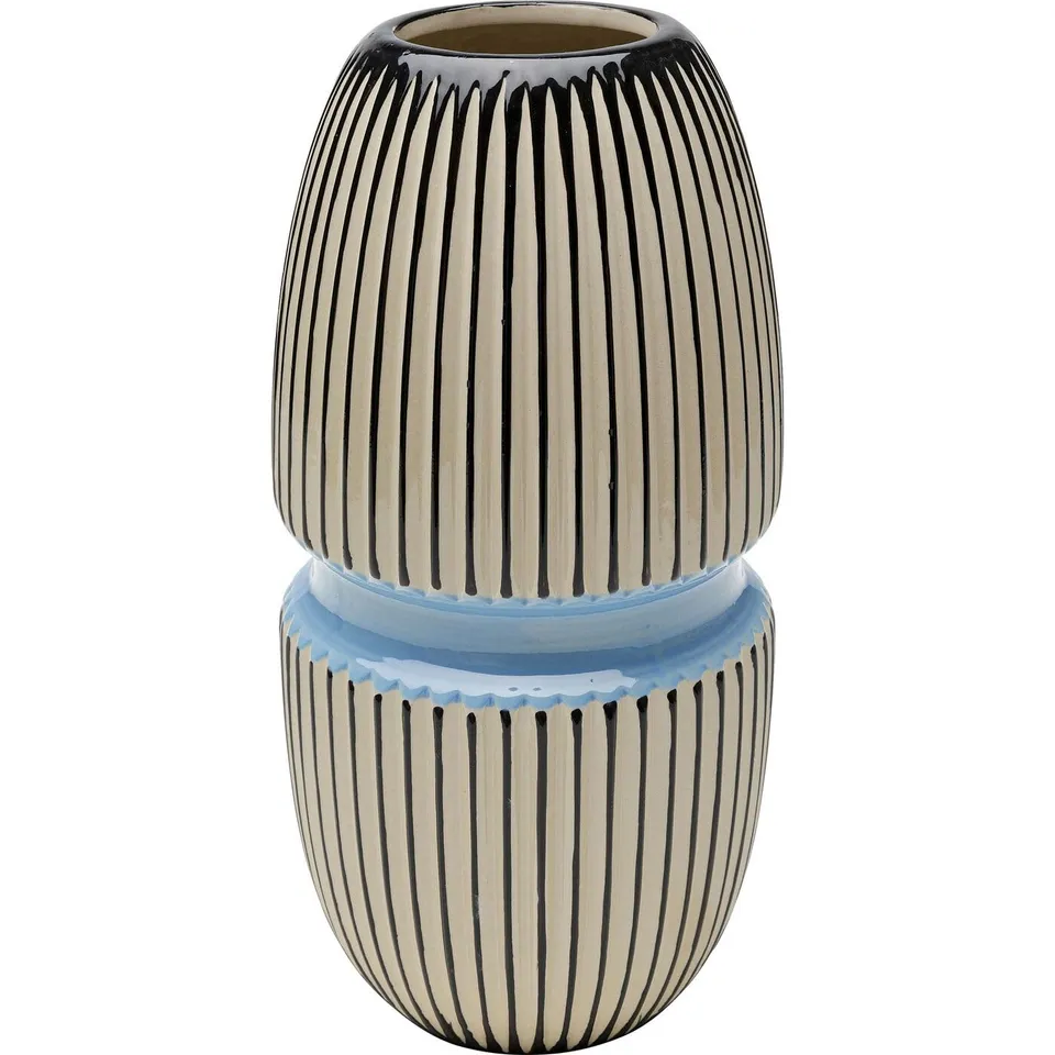 kare-design-vase-calabria-blau-porzellan-handgearbeitet-31-cm image 1