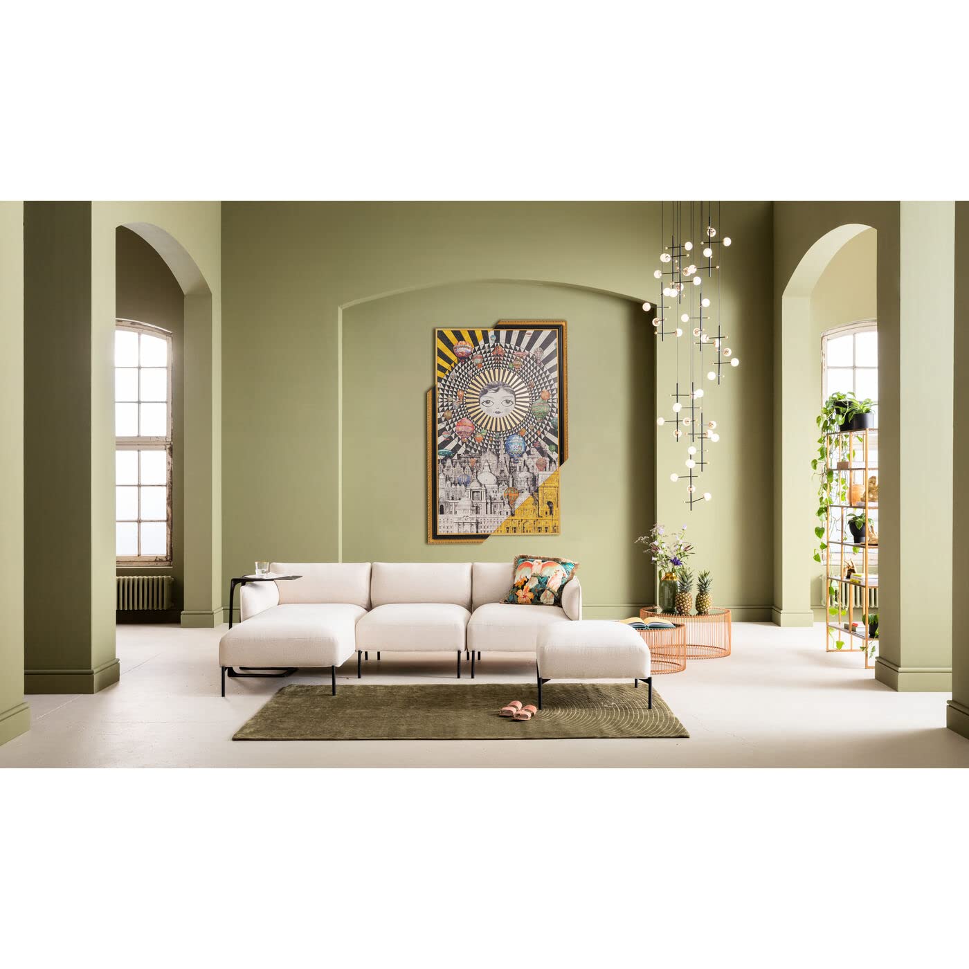 kare-design-gerahmtes-bild-balloons-110x174cm-wandbild image 2
