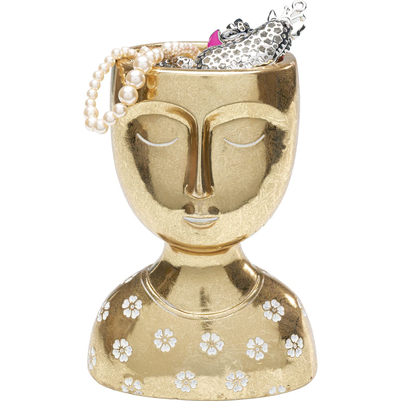kare-design-deko-objekt-daisy-head-gold-19-cm image 4