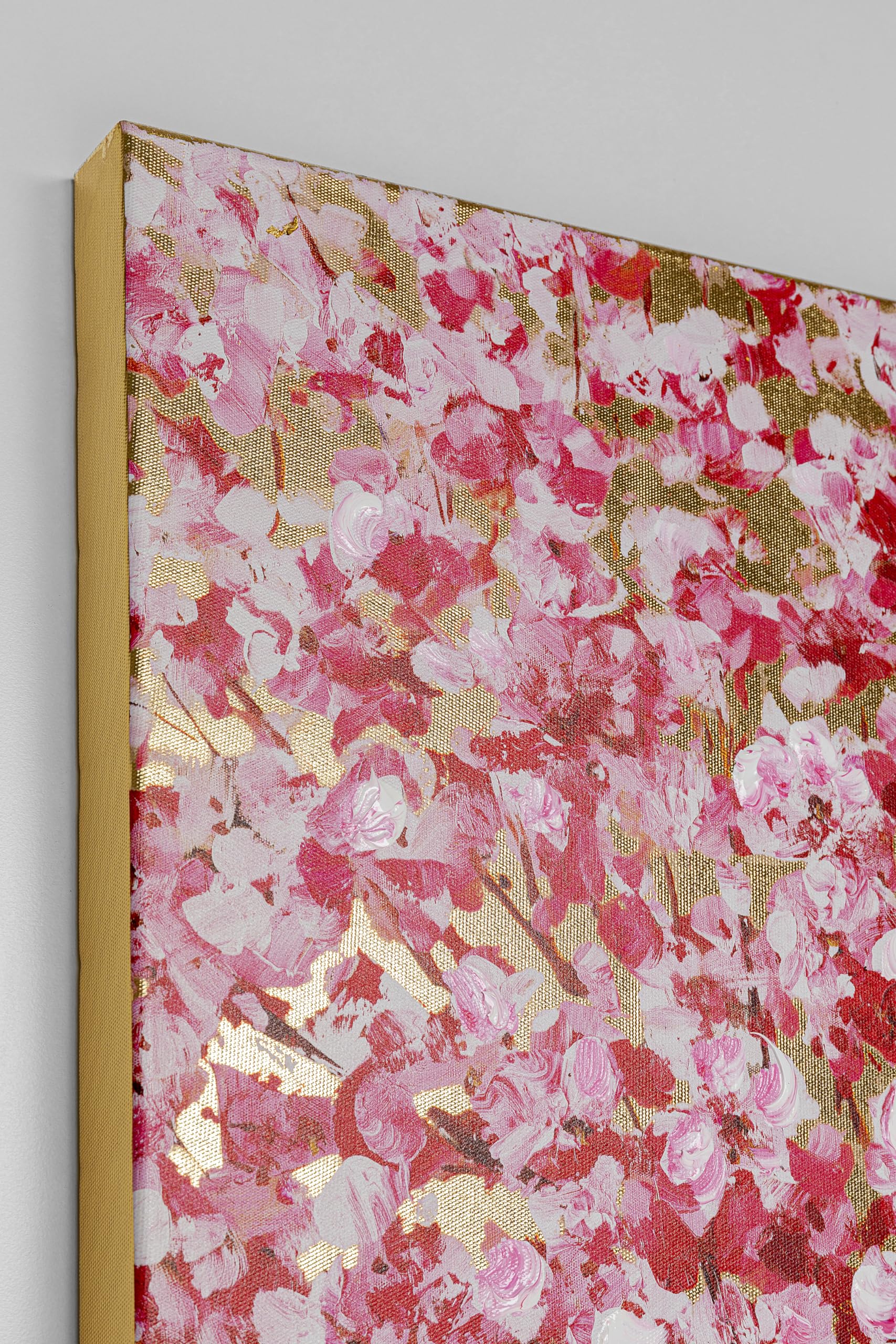 kare-design-bild-touched-flower-couple-gold-pink-wandbild-100x80-cm-mit-rahmen image 4