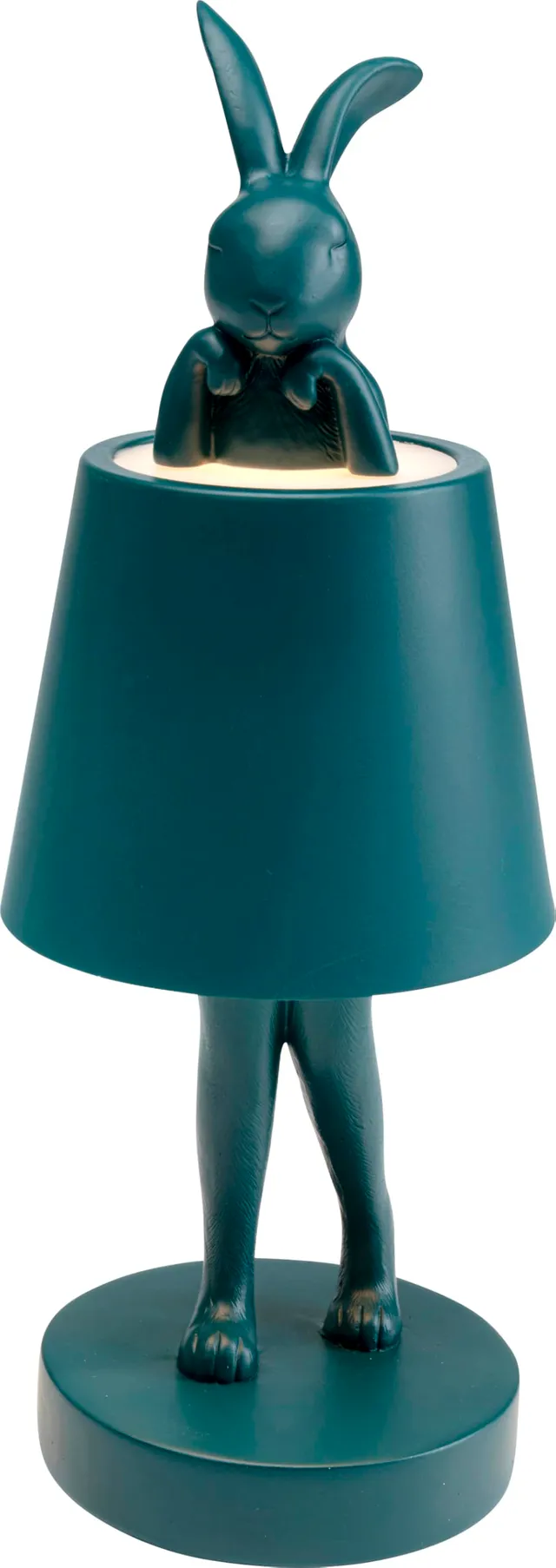 kare-design-tischleuchte-animal-rabbit-blau-29-cm-led-akku-outdoor-dimmbar image 1