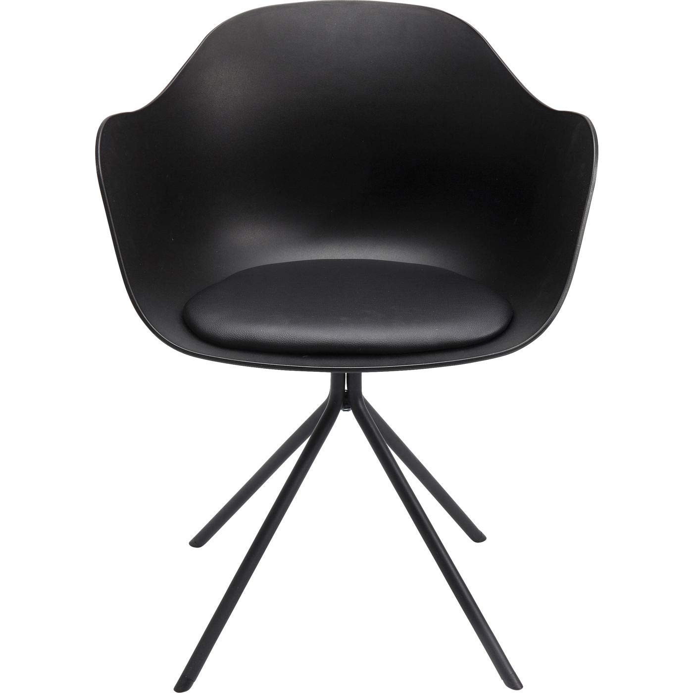 kare-design-armlehnstuhl-bel-air-schwarz-b-ro-esszimmer-47-cm-sitzh-he image 1