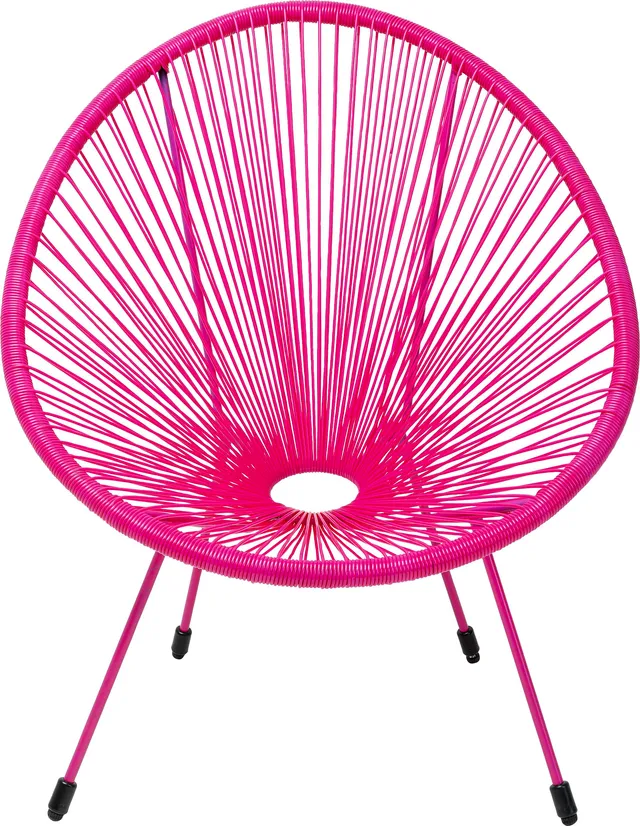 kare-design-sessel-acapulco-mono-pink-indoor-outdoor-retro-85x73x78-cm image 1