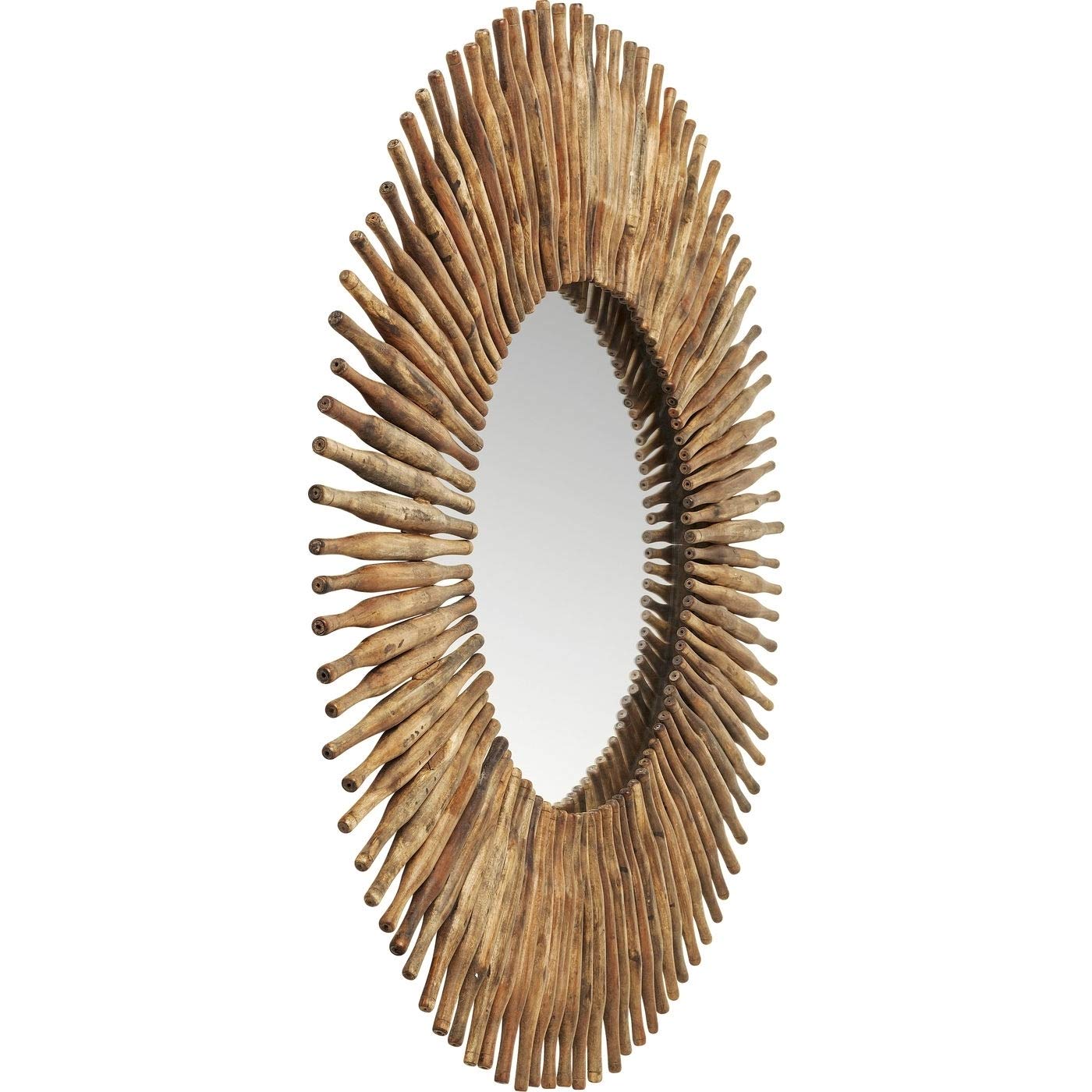 kare-design-spiegel-sunlight-rund-braun-holzrahmen-120cm-122x122x5cm image 7