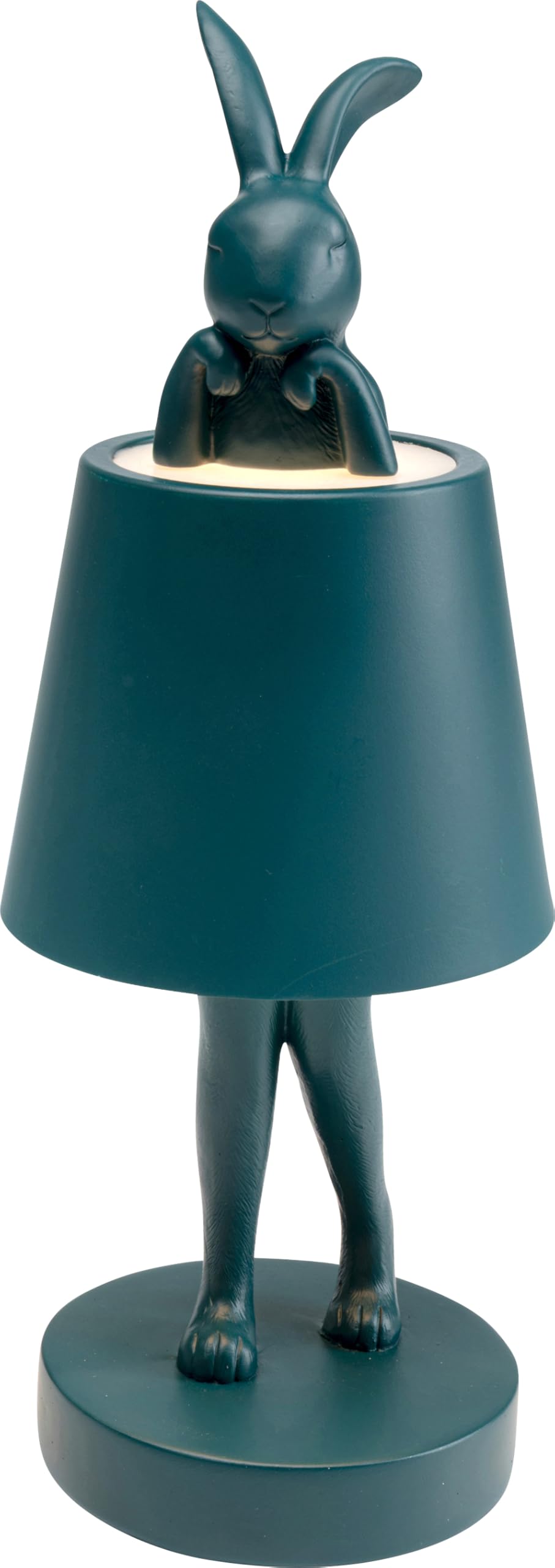 kare-design-tischleuchte-animal-rabbit-blau-29-cm-led-akku-outdoor-dimmbar image 1