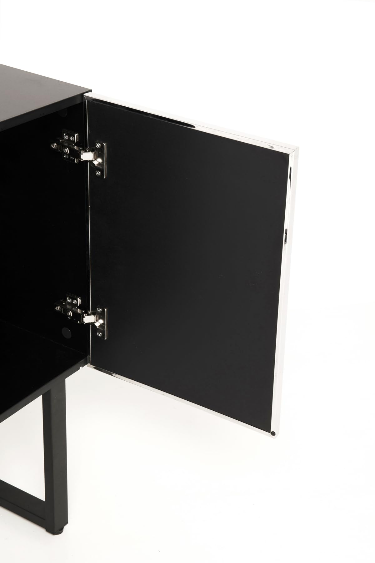 kare-design-carino-sideboard-silber-schwarz-chrom-80x151x41-cm-mit-4-t-ren-push- image 6