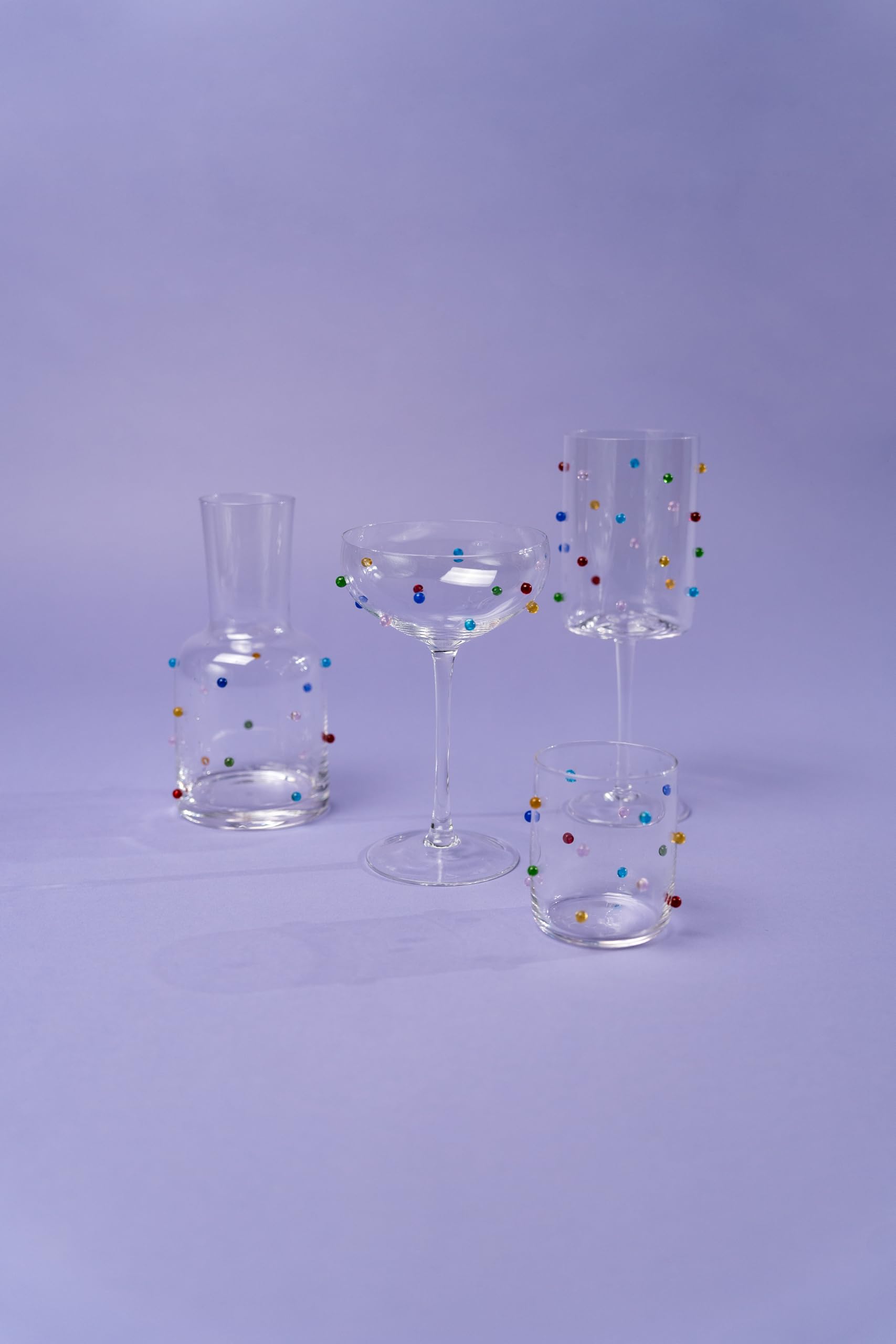 kare-design-glas-dots-gl-ser-set-4-teilig-bunt-305-ml-3d-punkte image 5