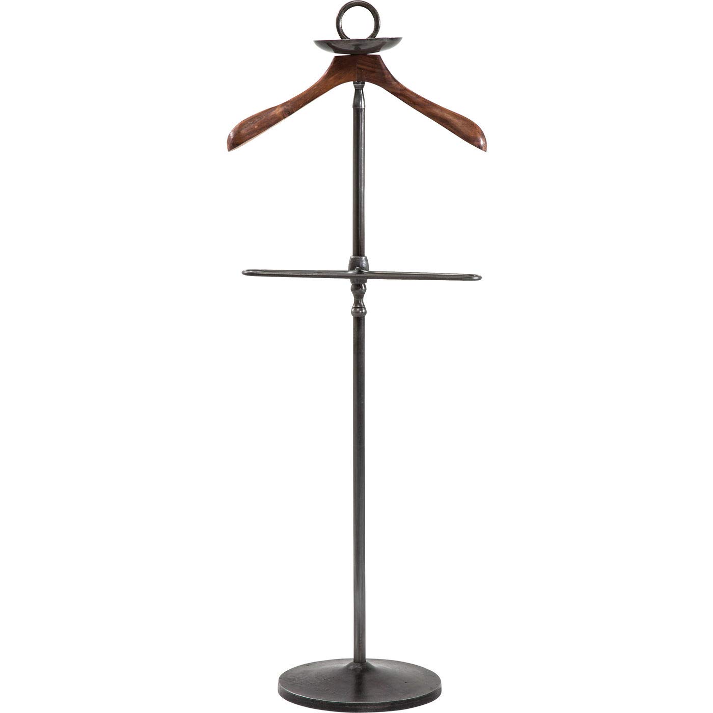 kare-design-herrendiener-cosmopolitan-garderobe-schwarz-124x49x29-cm image 1