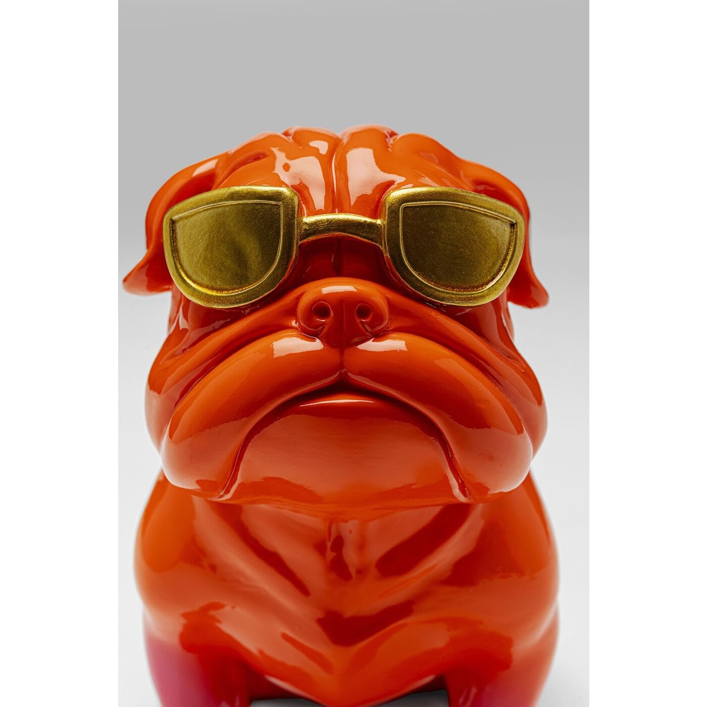 kare-design-deko-figur-fashion-dog-orange-17x11x20-cm image 2
