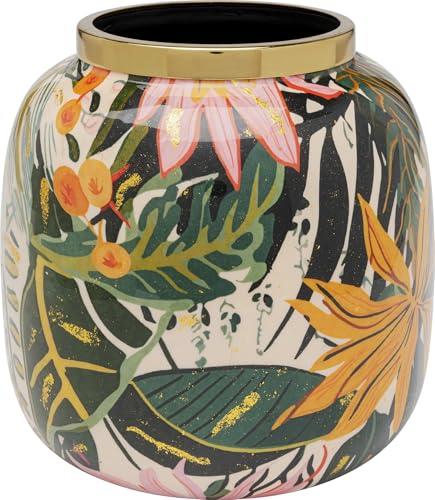 kare-design-vase-jungle-mehrfarbig-17-cm-blumenvase-tischvase image 6