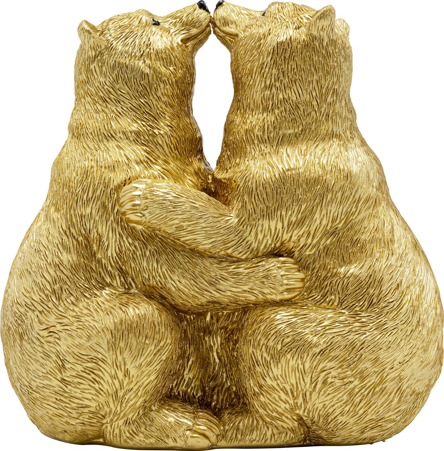kare-design-kissing-b-r-deko-figur-b-renpaar-handbemalt-17-cm image 1