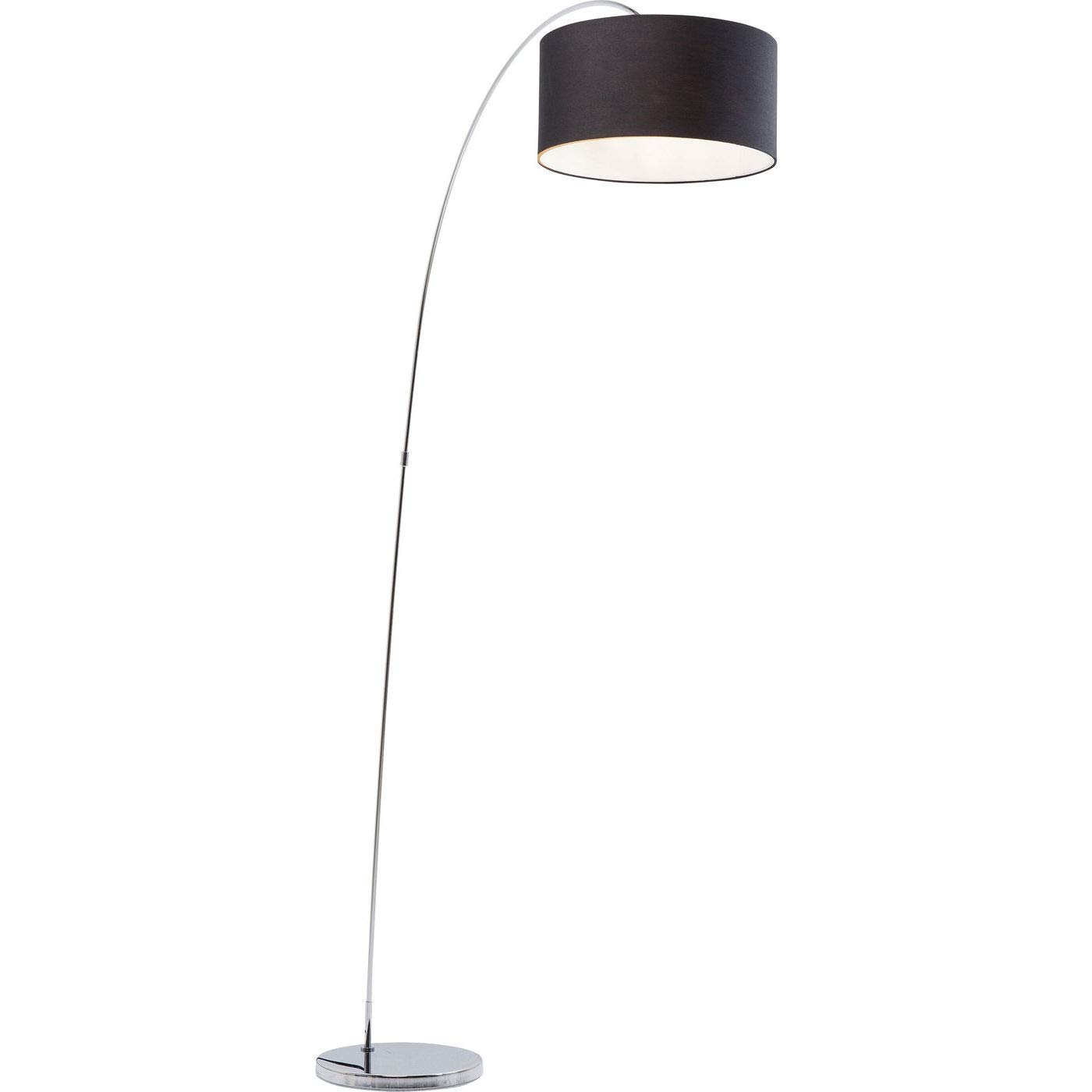 kare-design-standleuchte-gooseneck-bogenleuchte-schwarz-silber-213x160x40-cm image 7