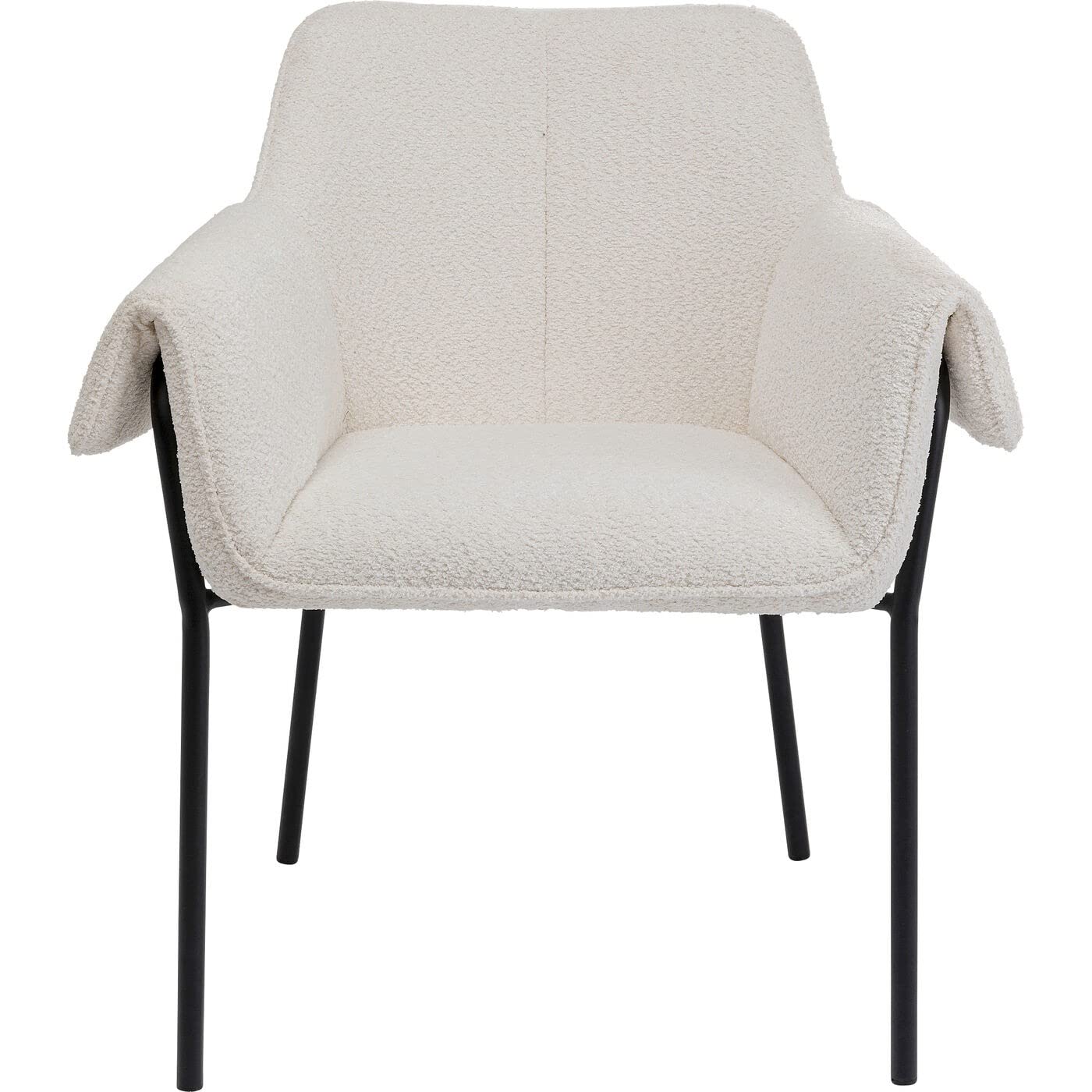 kare-design-armlehnstuhl-bess-beige-esszimmerstuhl-boucl-85x70x63-cm image 1
