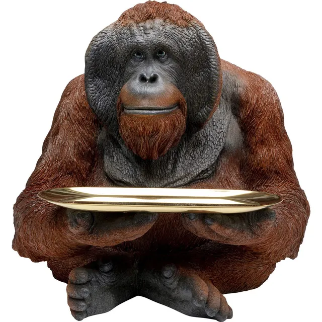 kare-design-deko-figur-butler-orang-utan-24-cm image 1