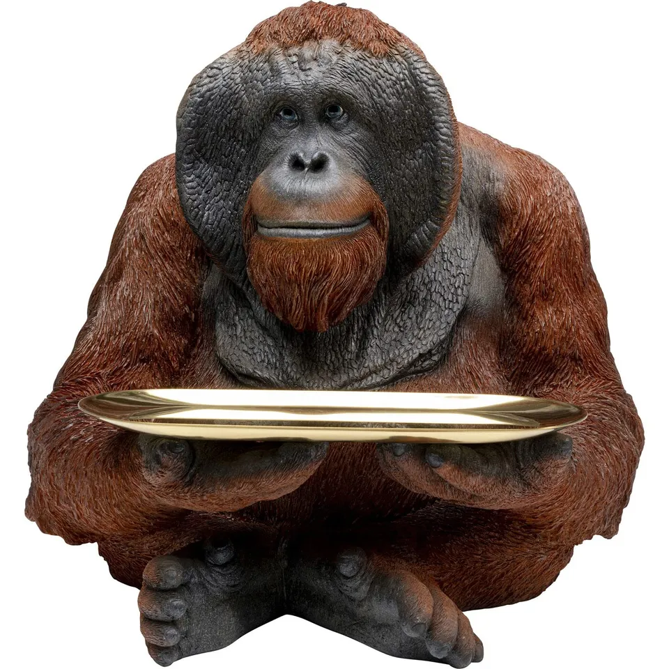 kare-design-deko-figur-butler-orang-utan-24-cm image 1