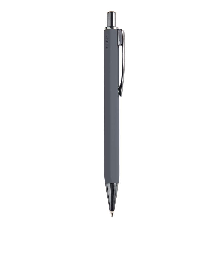 cedon-kugelschreiber-anthrazit-druckkugelschreiber-aluminium-sechseckig image 1