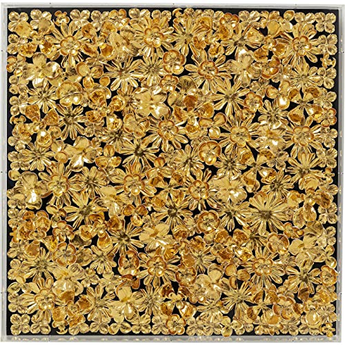 kare-design-deko-rahmen-gold-flower-80x80x5cm-3d-bild-acrylglas image 6