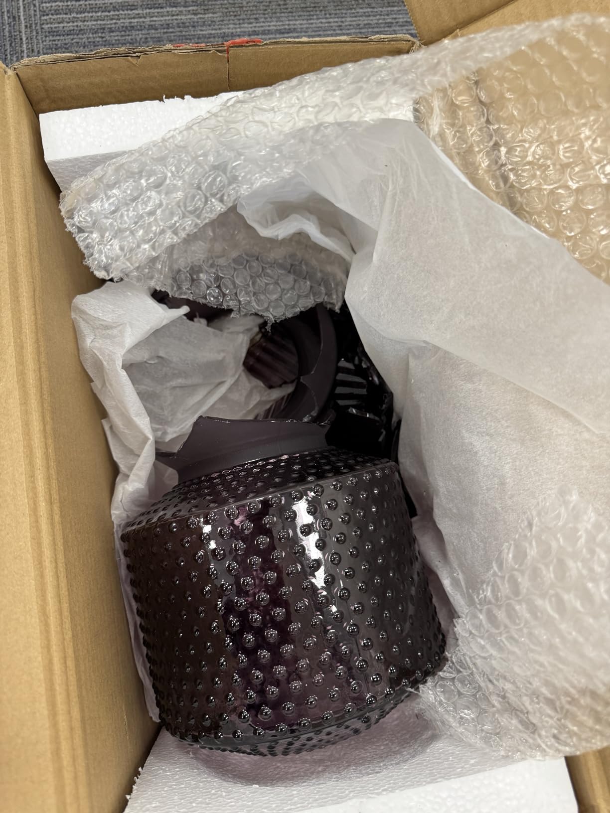 Edle Vase mit tollen Farben