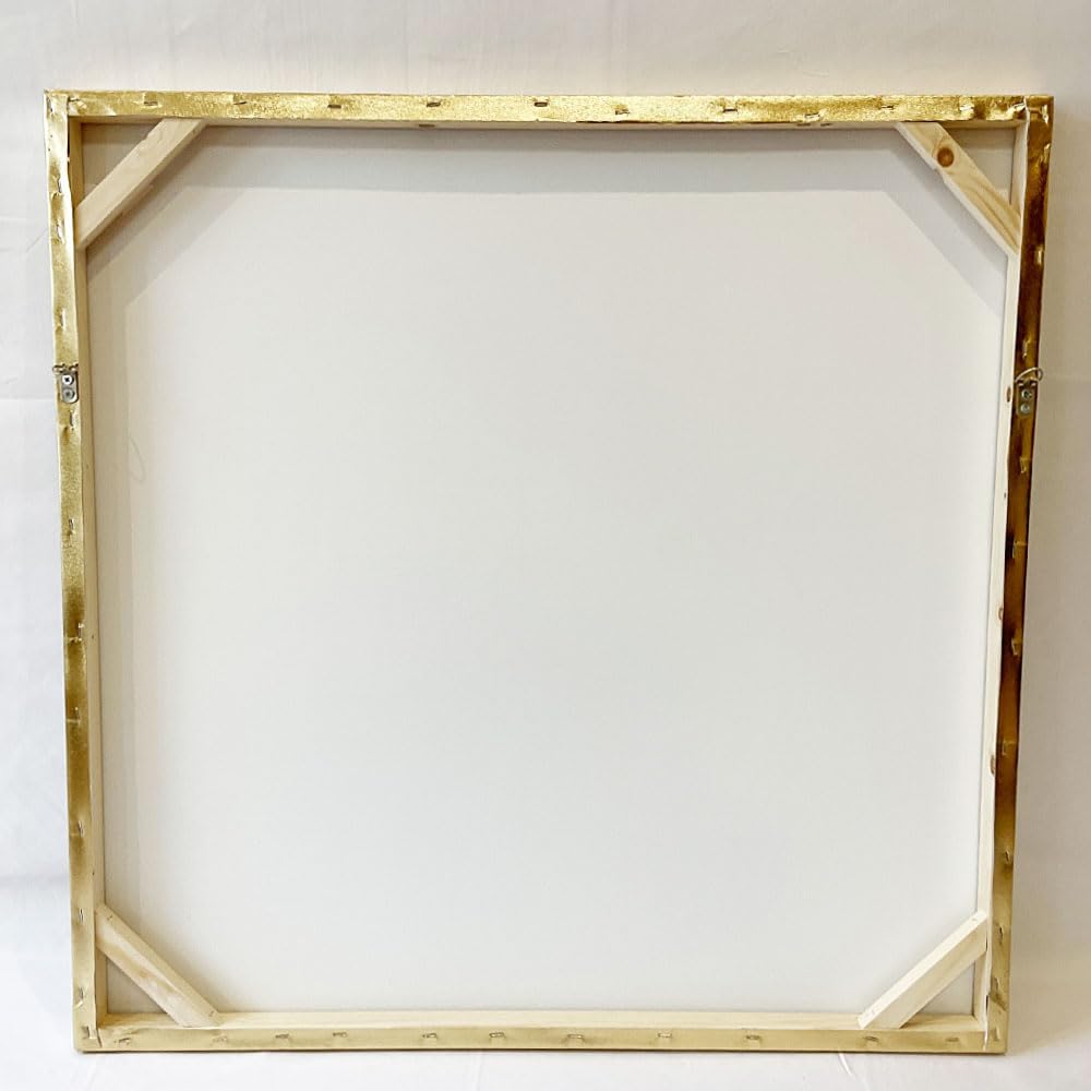 kare-design-bild-touched-dog-with-pineapple-gold-80x80x4-cm image 4