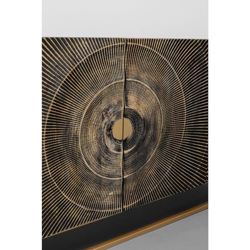 kare-design-sideboard-madeira-dunkel-4-t-rer-177x75-cm-schwarz image 8