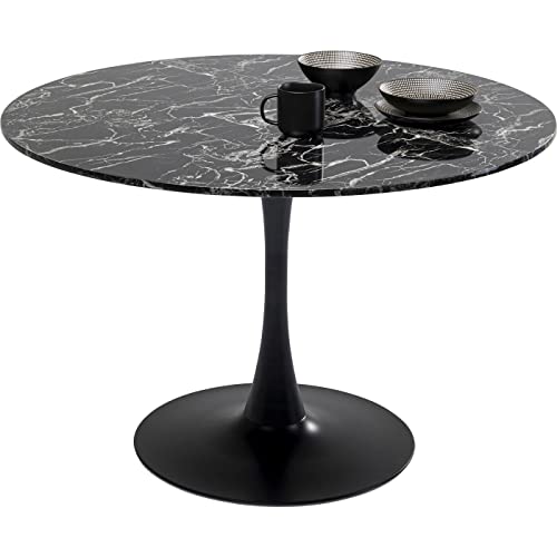 kare-design-tisch-veneto-schwarz-rund-d110-cm-marmoroptik-73x110x110-cm image 7