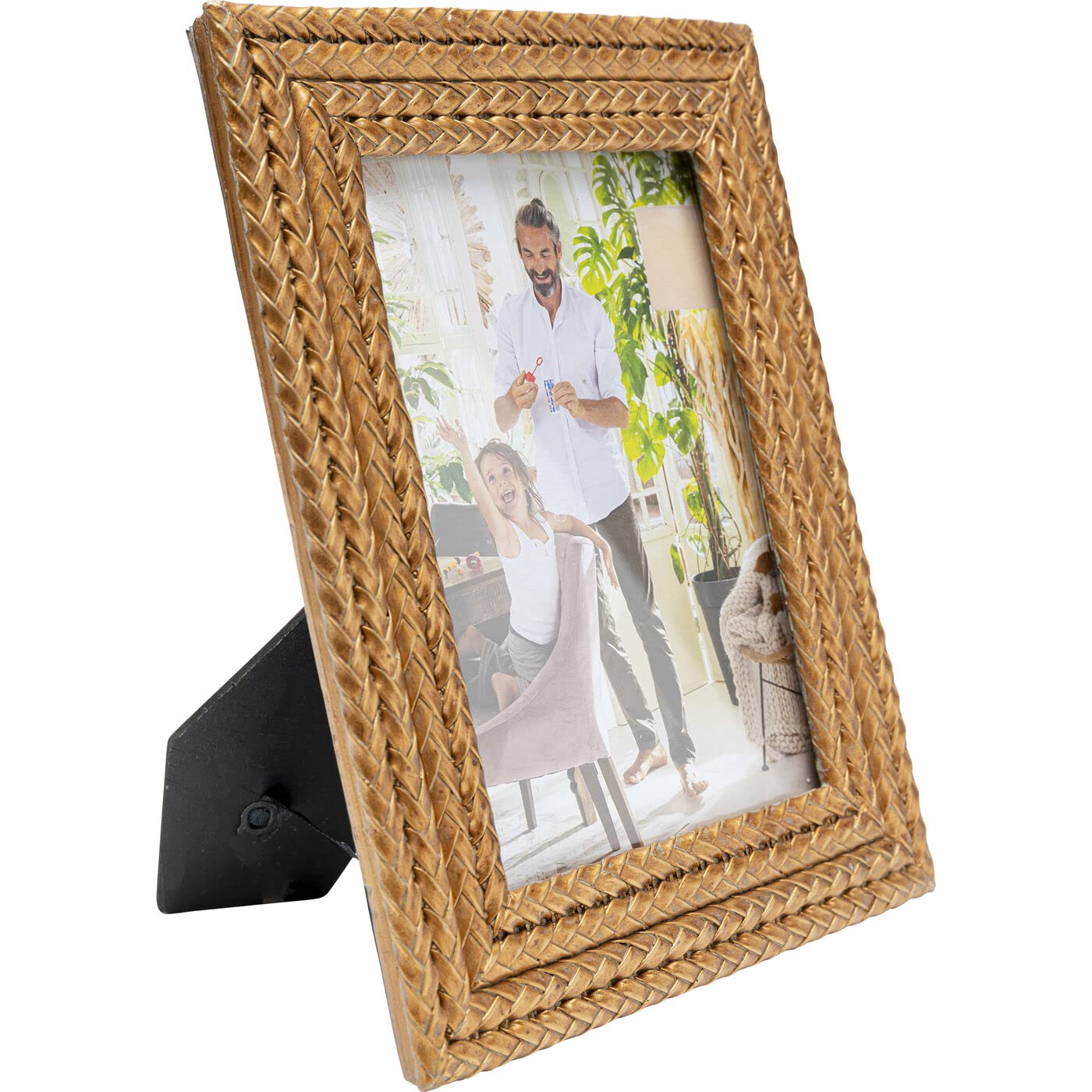 kare-design-braided-bilderrahmen-13x18-cm-glas-gold-handbemalt-24x19-cm image 2