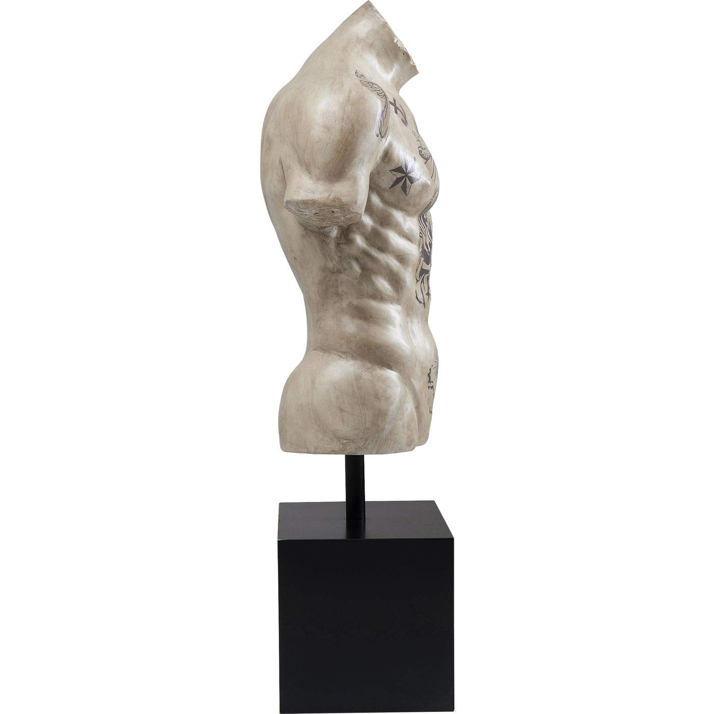 kare-design-torso-tattoo-deko-objekt-xl-125x63x35-cm-skulptur-kunststein image 3