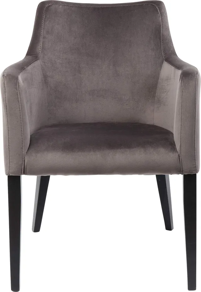 kare-design-mode-armlehnstuhl-grau-samtoptik-87x58x67cm image 1